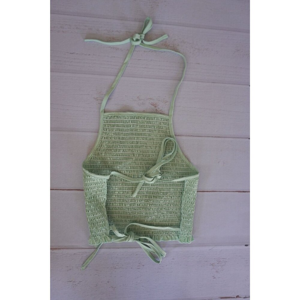 Shein Mint Green Backless Halter Top - Size XS - Picture 2 of 6